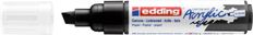 Edding - Marqueur Acrylique e-5000 Noir foncé Mat - Pointe Large Biseautée 5-10 mm