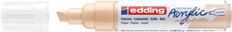 Edding - Marqueur Acrylique e-5000 Beige chaud - Pointe Large Biseautée 5-10 mm