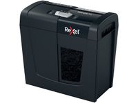 Rexel Secure X6 - destructeur de documents coupe croisée - 6 feuilles - Corbeille 10 litres