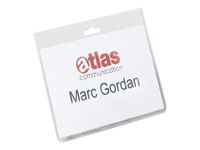 Durable - 5 Pochettes porte-badge nominatif - pour 60 x 90 mm - transparent