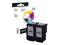 Cartouche remanufacturée Canon PG-560XL/CL-561XL - pack de 2 - noir, couleur (cyan, magenta, jaune) - Switch