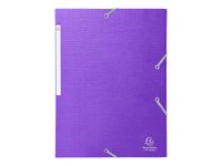 Exacompta Teksto - Chemise à 3 rabats - A4 - pour 300 feuilles - disponible dans différentes couleurs