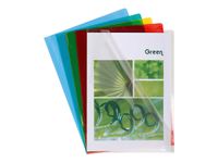 Exacompta - 100 Pochettes coin - A4 - 13/100 - couleurs assorties