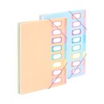 Viquel Rainbow Pastel - trieur à soufflet - 8 positions - pour A4 - à onglets - disponible en différents coloris