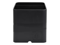 Exacompta Pen Cube Ecoblack - Pot à crayons magnétique - noir