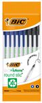 BIC ECOlutions ROUND STIC - Pack de 8 stylos à bille - bleu et noir