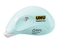 UHU - Mini rouleau correcteur - 5 mm x 6 m - pastel - plastique recyclé