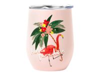 Legami Hot & Cold - Verre isotherme 325 ml - flamant rose
