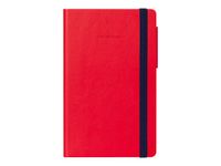 Legami My Notebook - Carnet de notes à élastique - 13 x 21 cm - ligné - rouge
