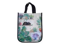 Kiub Bug Art - Sac de courses recyclé - chaton/plantes