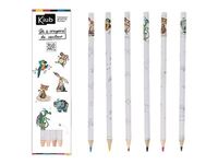 Kiub Bug Art Kook - Set de 6 crayons de couleur