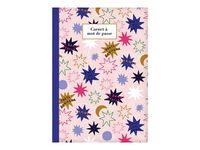 Kiub Ma Bonne Étoile - Carnet de notes 10 x 15 cm - rose