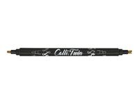 Online Calli Twin - Stylo pinceau à double embout - feutre de calligraphie - érable
