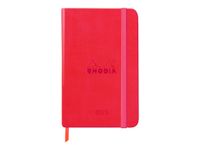 Agenda Rhodiatime - 1 semaine sur 2 pages à la verticale - 10 x 15 cm - coquelicot - Rhodia