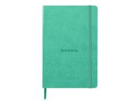 Agenda Rhodiatime - 1 semaine sur 2 pages à la verticale - 14,8 x 21 cm - paon - Rhodia