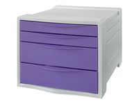 Esselte Colour'Breeze - Module de classement 5 tiroirs - lavande