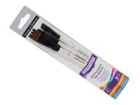 Daler-Rowney Graduate - Pack de 3 pinceaux - taille : 1, 1/2, 3/8