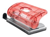 Rapid Colour'Breeze - Mini perforateur 2 trous - pour 10 feuilles - corail