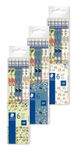 STAEDTLER Pattern - Pack de 6 crayons à papier HB - embout gomme