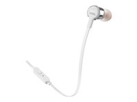 JBL T210 - écouteurs filaires avec micro - gris