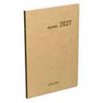 Agenda Lecas Brut -1 semaine sur 2 pages - 16 x 24 cm