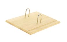 Lecas - Socle éphéméride en bois + bloc date à gauche - 14,5 x 20 cm