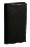 Quo Vadis - Agenda avec répertoire - Italnote B - Semainier Horizontal - Français - Club - Noir - 12 mois et 1/2 de mi-décembre à décembre - 8,8x17 cm