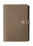 Agenda spiralé Kent - 1 semaine sur 2 pages - 17 x 24,5 cm - taupe - Oberthur