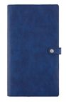 Agenda de poche spiralé Kent - 1 semaine sur 2 pages - 9,5 x 17,5 cm - bleu marine - Oberthur