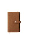 Agenda de poche spiralé Kent - 1 semaine sur 2 pages - 9,5 x 17,5 cm - fauve - Oberthur