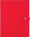 Agenda spiralé Lady Kent - 1 semaine sur 2 pages - 22 x 28 cm - rouge - Oberthur