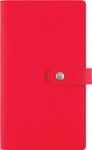 Agenda de poche spiralé Lady Kent - 1 semaine sur 2 pages - 9,5 x 17,5 cm - rouge - Oberthur