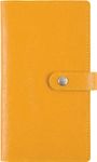 Agenda de poche spiralé Lady Kent - 1 semaine sur 2 pages - 9,5 x 17,5 cm - safran - Oberthur