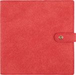 Agenda spiralé Ramatuelle - 1 semaine sur 2 pages - 16,5 x 16,5 cm - corail - Oberthur