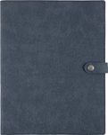 Agenda spiralé Louisiane - 1 semaine sur 2 pages - 22 x 28 cm - bleu denim - Oberthur