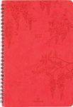 Agenda Primrose - 1 semaine sur 2 pages - 17 x 24,5 cm - corail - Oberthur