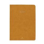 Agenda Eton - 1 semaine sur 2 pages - 22 x 28 cm - ocre - Oberthur