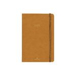 Agenda Eton - 1 semaine sur 2 pages - 13,4 x 21 cm - ocre - Oberthur