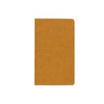 Agenda de poche Eton - 1 semaine sur 2 pages - 9,5 x 17,5 cm - ocre - Oberthur