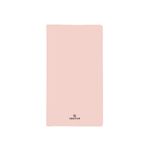 Agenda de poche spiralé Perle - 1 semaine sur 2 pages - 9,5 x 17,5 cm - blush - Oberthur