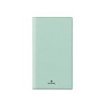 Agenda de poche spiralé Perle - 1 semaine sur 2 pages - 9,5 x 17,5 cm - amande - Oberthur