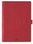 Agenda Milano - 1 semaine sur 2 pages - 22 x 30,7 cm - rouge - Oberthur