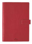 Agenda Milano - 1 semaine sur 2 pages - 17 x 24,5 cm - rouge - Oberthur