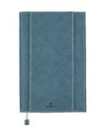 Agenda spiralé Burgos - 1 semaine sur 2 pages - 17 x 24,5 cm - bleu - Oberthur