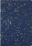 Agenda Céleste - 1 semaine sur 2 pages - 17 x 24,5 cm - bleu marine - Oberthur