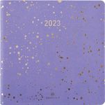 Agenda Céleste - 1 semaine sur 2 pages - 16,5 x 16,5 cm - lilas - Oberthur