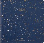 Agenda Céleste - 1 semaine sur 2 pages - 16,5 x 16,5 cm - bleu marine - Oberthur