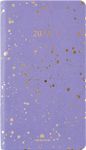 Agenda de poche Céleste - 1 semaine sur 2 pages - 9,5 x 17,5 cm - lilas - Oberthur