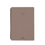 Agenda Stan - 1 semaine sur 2 pages - 13,4 x 21 cm - taupe - Oberthur