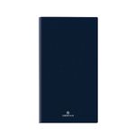 Agenda de poche Odessa - 1 semaine sur 2 pages - 9,5 x 17,5 cm - bleu marine - Oberthur